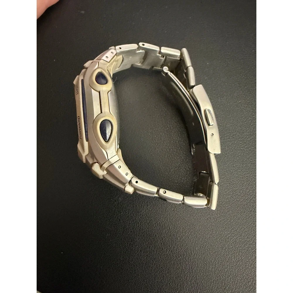 Casio G Shock MTG520 Watch Silver Blue FOR PARTS
